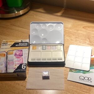 QOR - Mini Refective set NEW & Rembrandt half pan